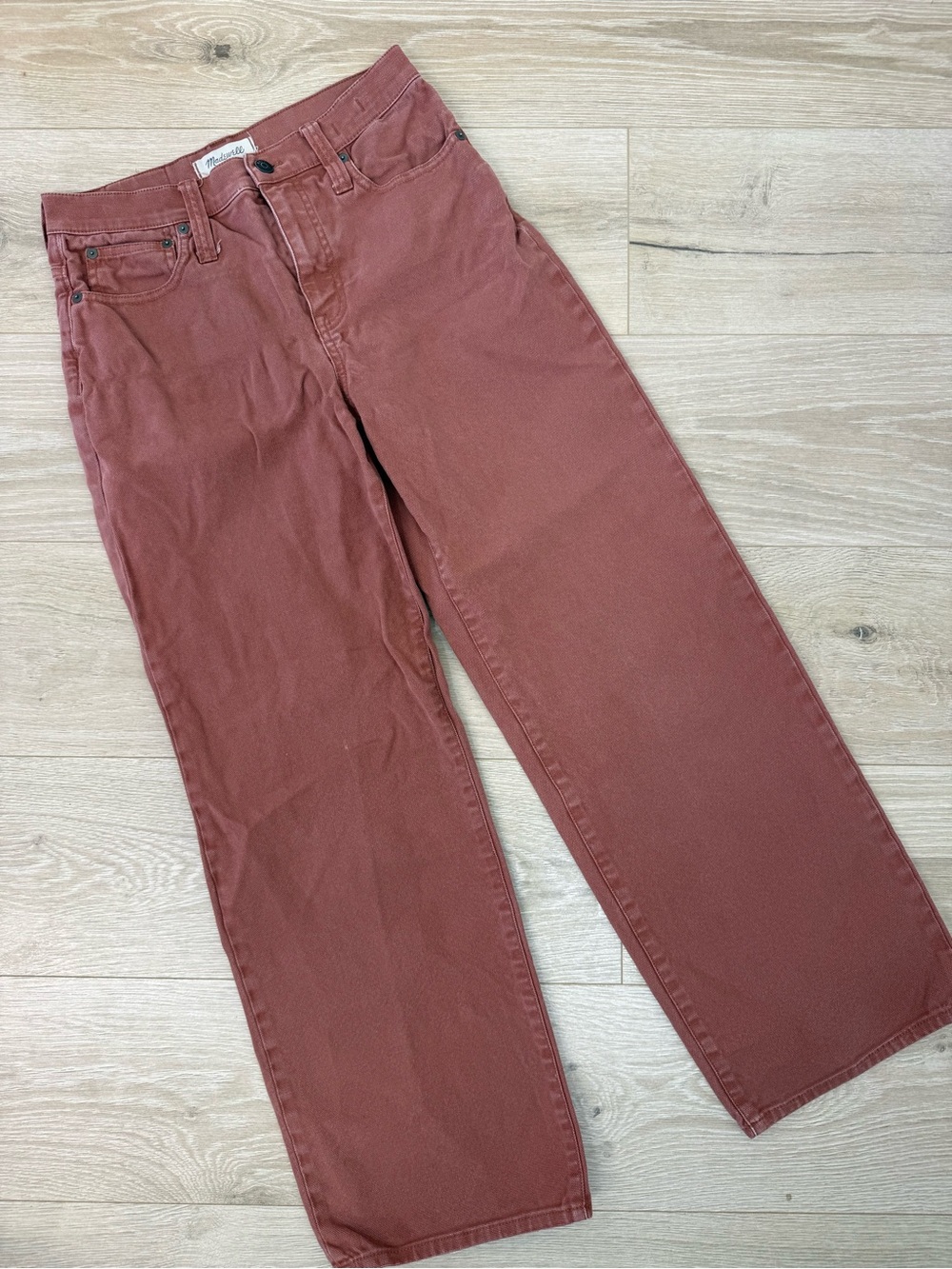 Madewell Slim Wide Leg Full-Length Jean
